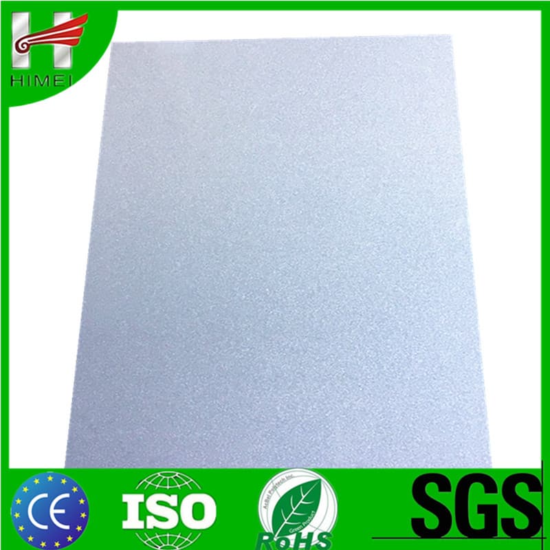 Top grade pearl sliver film laminated steel sheets